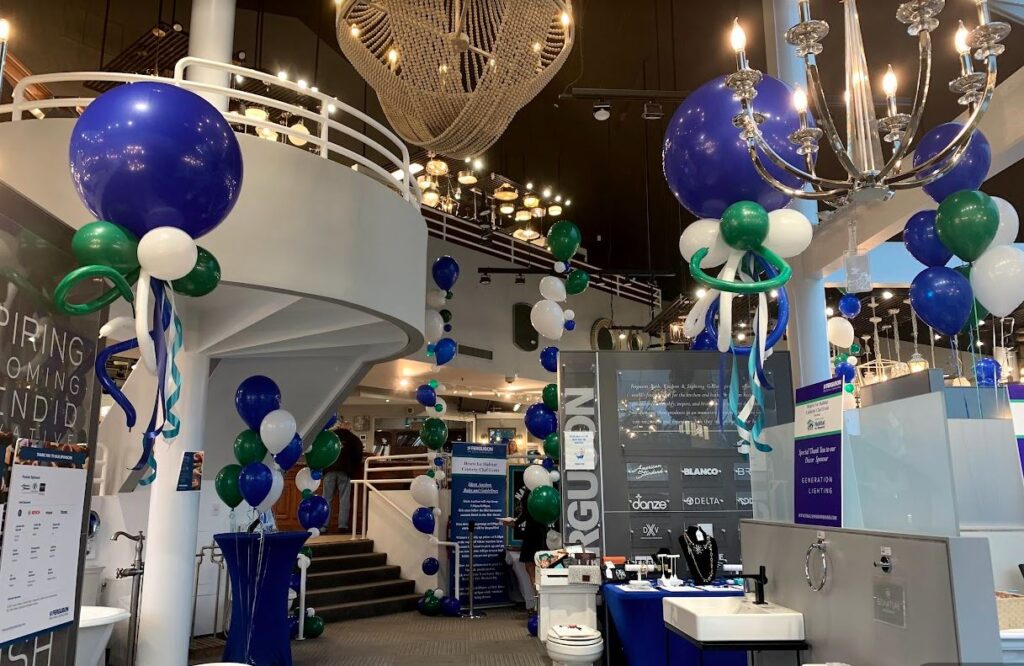 corporate events balloons showroom balloon decorations nj