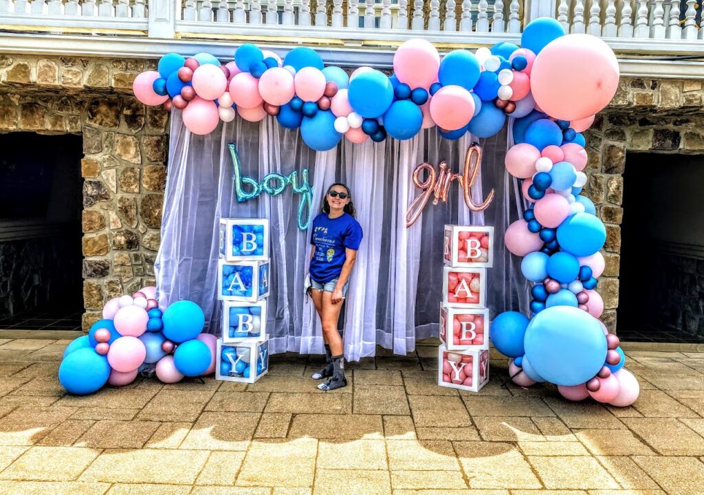 Colts Neck Gender Reveal Balloon Decorations