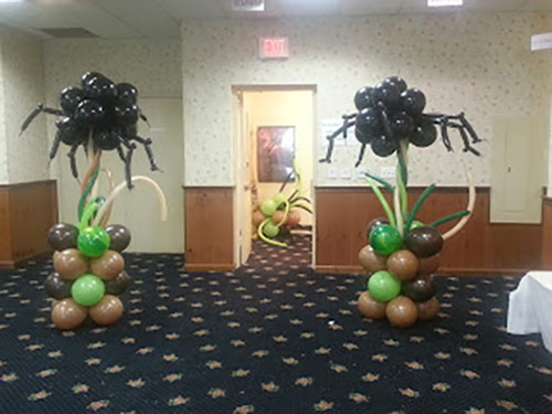 Reptile Theme Birthday Balloon Decorations