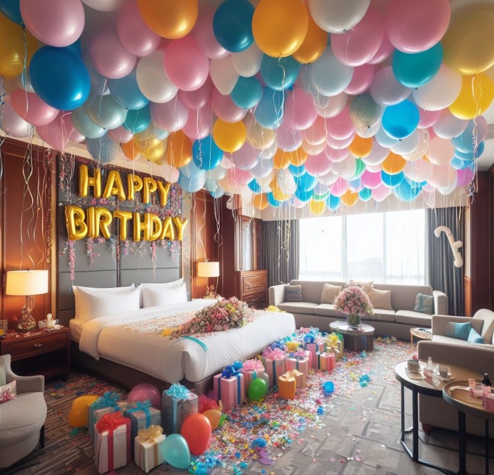 surprise NJ hotel balloon decorations