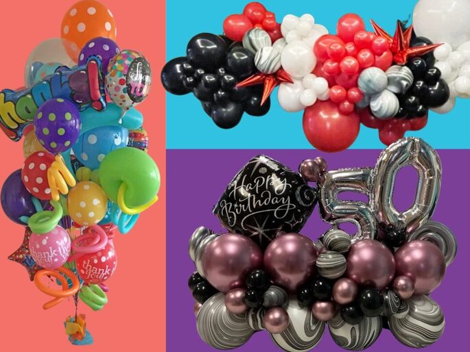 order New Jersey balloon decorations for local pickup or delivery