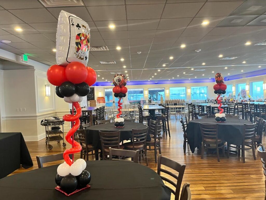 casino night balloon centerpieces for A Need We Feed