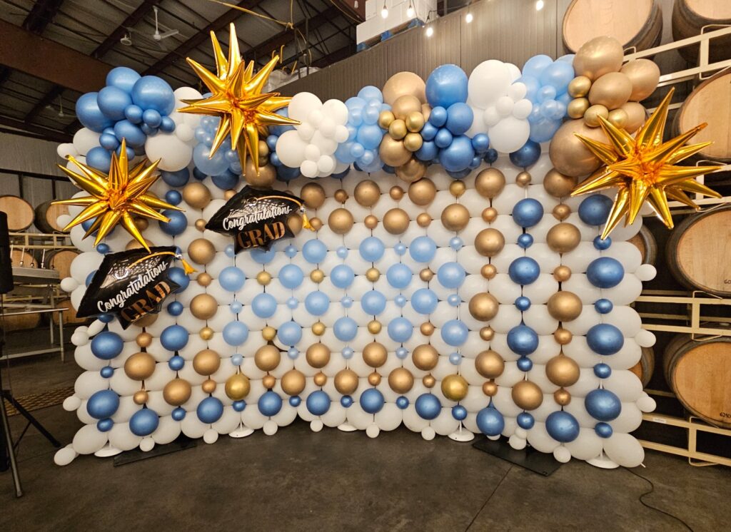 scholarship awards banquet balloon wall for greater toms river chamber of commerce