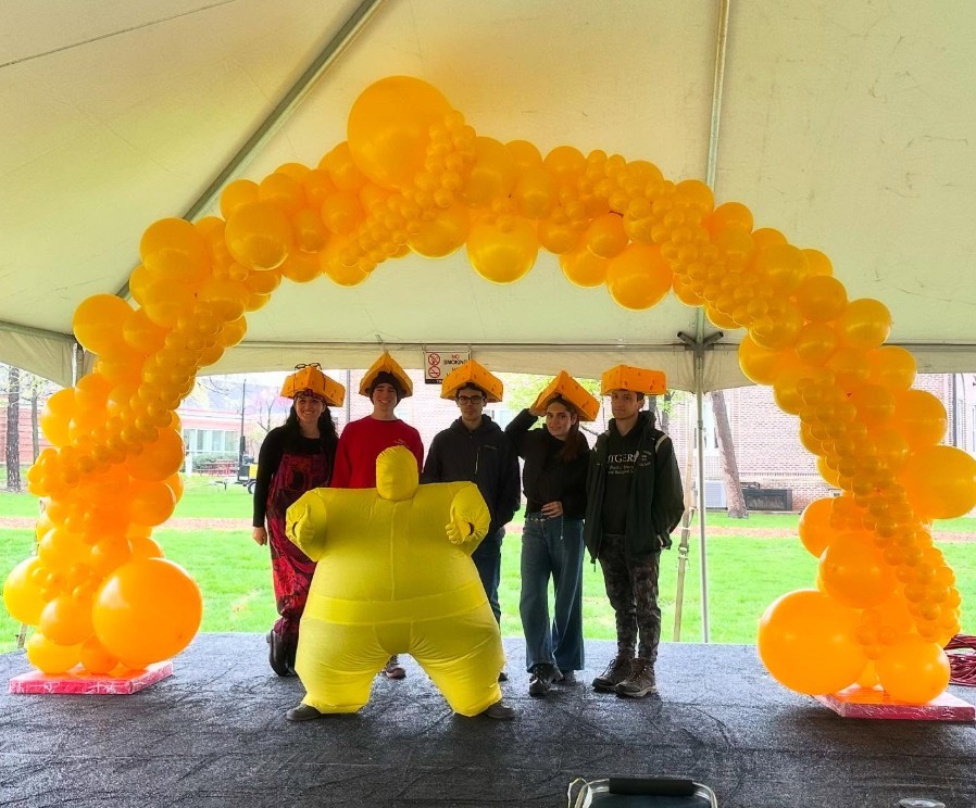 outdoor balloon event rutgers cheese club nj